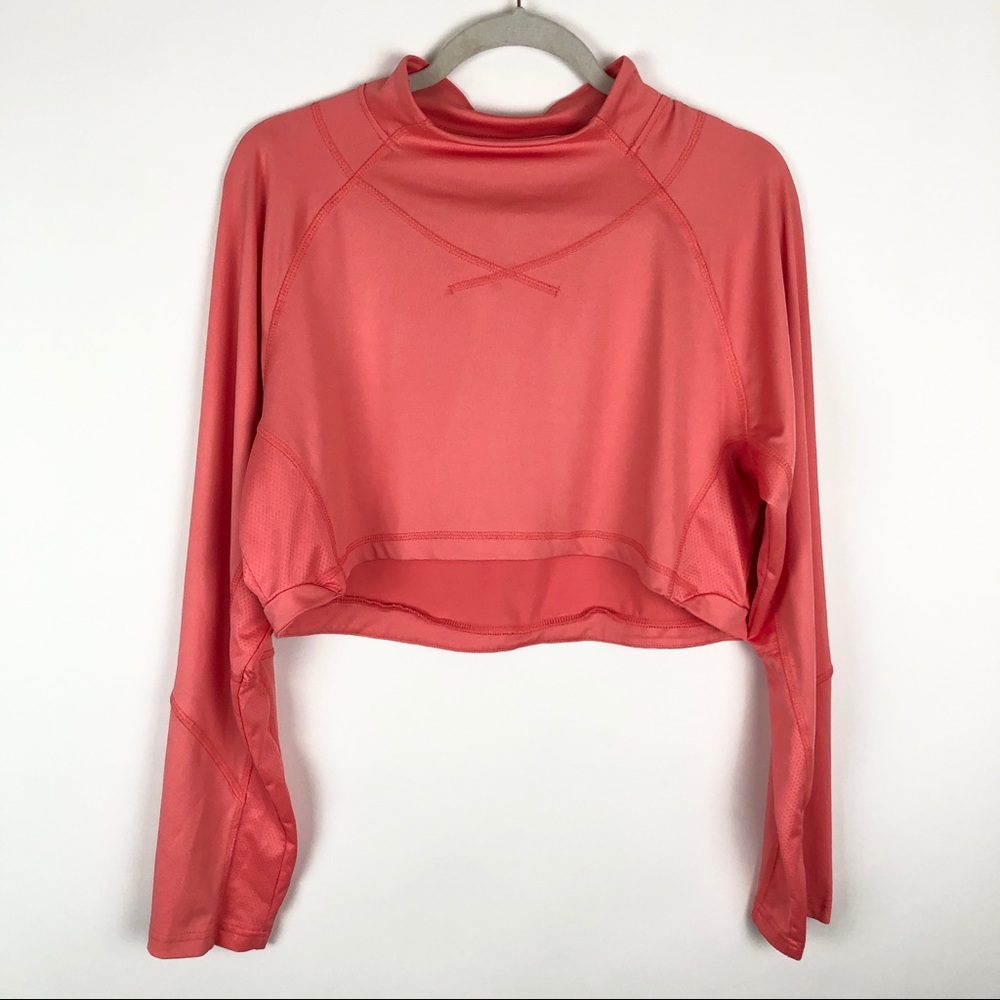 Jockey Athletic Workout Long Sleeve Crop Top
